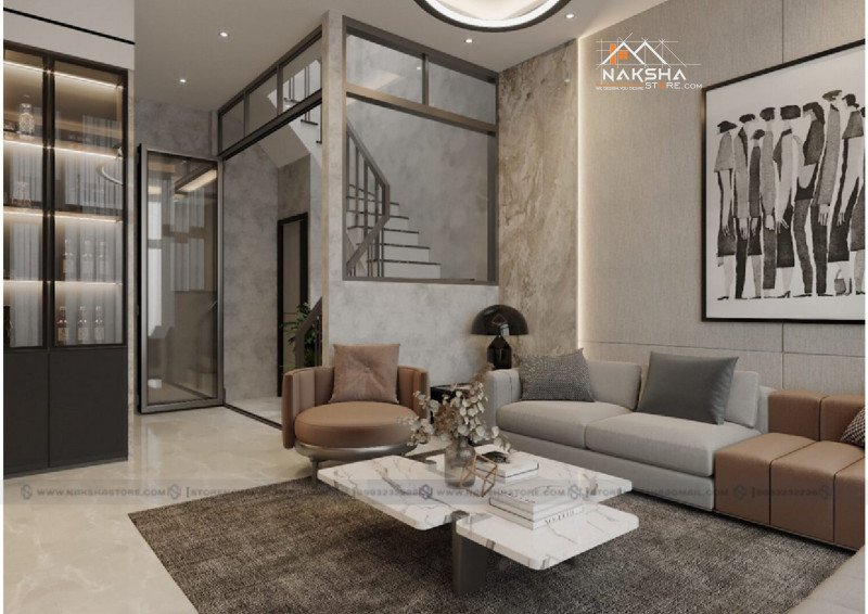 latest hall interior design 2025